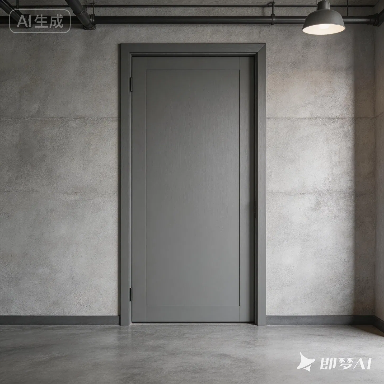 Waterproof WPC Exterior Door Weather-Resistant Composite Door for Entryway