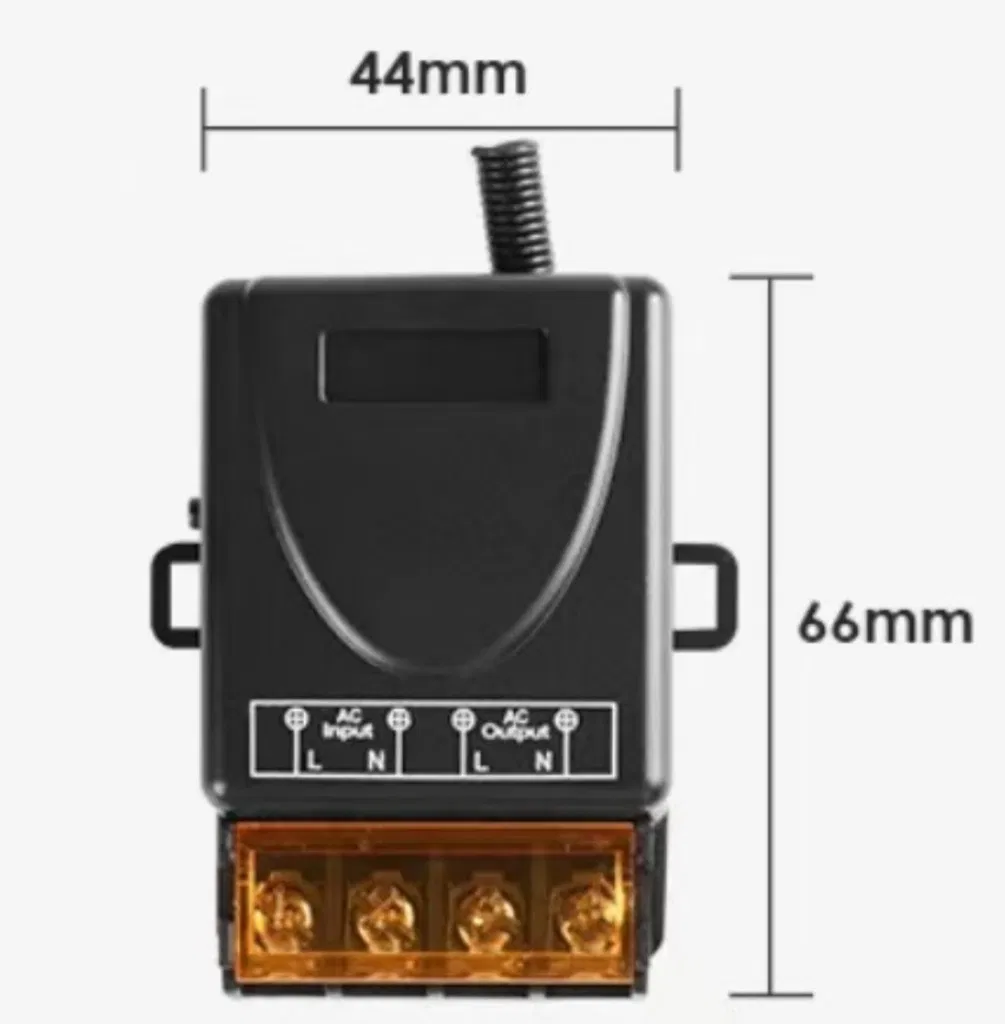 RF Wireless Remote Controller Switch 433MHz AC 220V Relay Motor Water Pump Door Access System for Car Power Gate 315MHz Frequency
