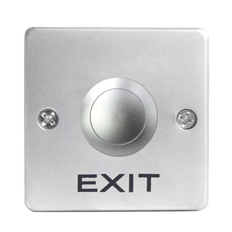 Zinc Alloy Door Exit Button Push Button Switch with Base for Smart Home Security Access Control System /Automatically Open Sliding Door or Gate (SB53)