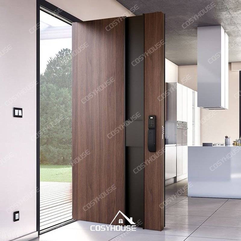 Weather-Resistant Solid Timber Exterior Door with SGS Certification, Pest Protection and Advanced Security Lock for Australian Coastal Homes