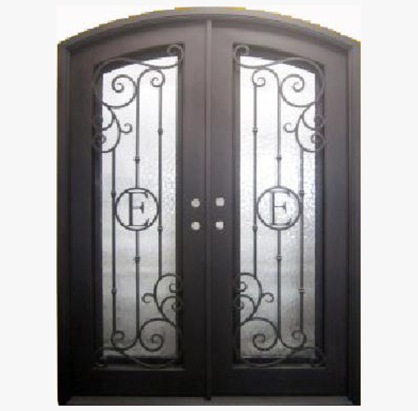 Premium Exterior Wrought Iron Door with Weather Resistant Finish