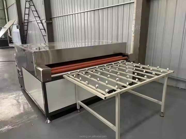 Heavy-Duty Horizontal Glass Washing System with Multi-Stage Purification for Industrial Glass Production Lines