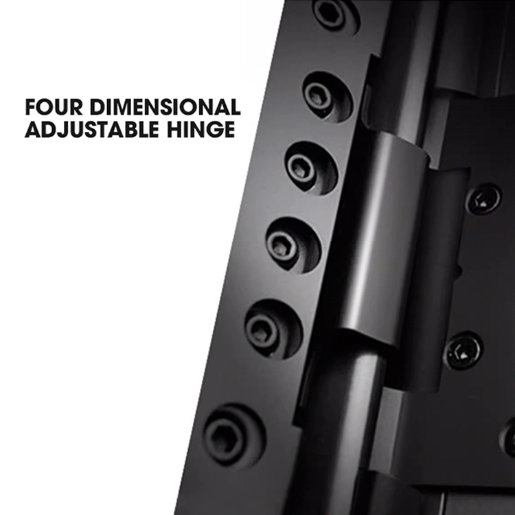 Heavy Duty Residential Security Hurricane Impact Patio French Aluminum Entrance Doors