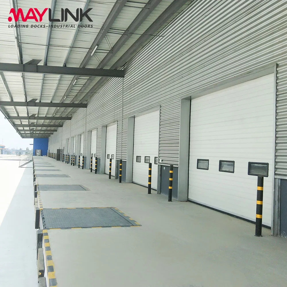 Maylink Weather Resistant Door for Industrial Exterior Building Access Sectional Door