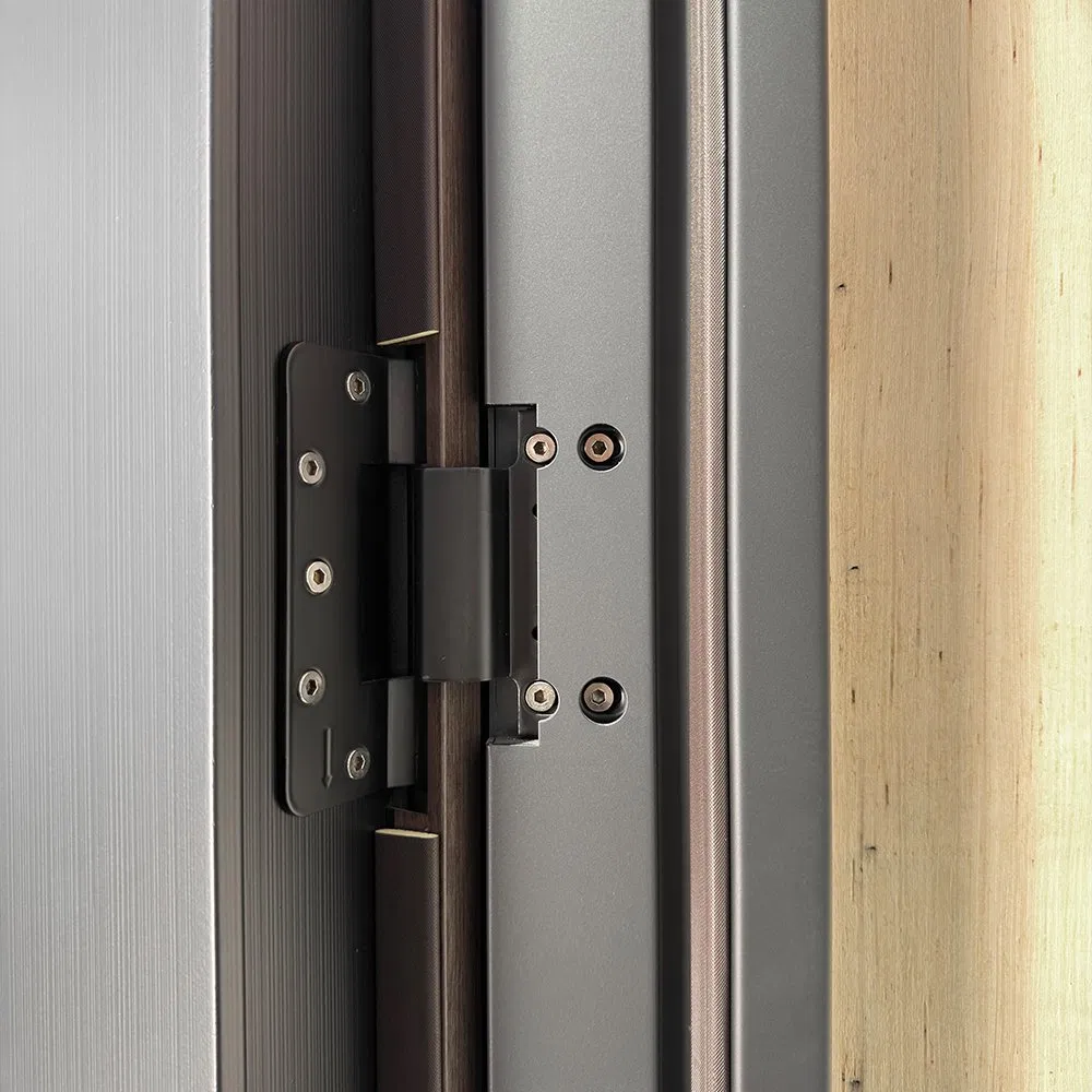 Architectural Zinc Alloy Steel Door Security Entrance Door Modern Design Custom Finish Wholesale Supplier