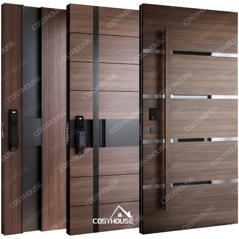 Weather-Resistant Solid Timber Exterior Door with SGS Certification, Pest Protection and Advanced Security Lock for Australian Coastal Homes