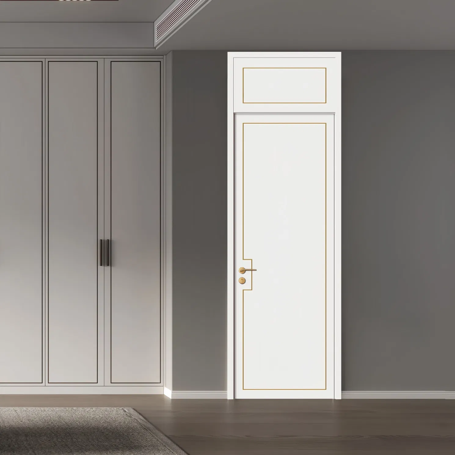 Weather-Resistant WPC Wood Door for Exterior and Interior Applications in Coastal Areas