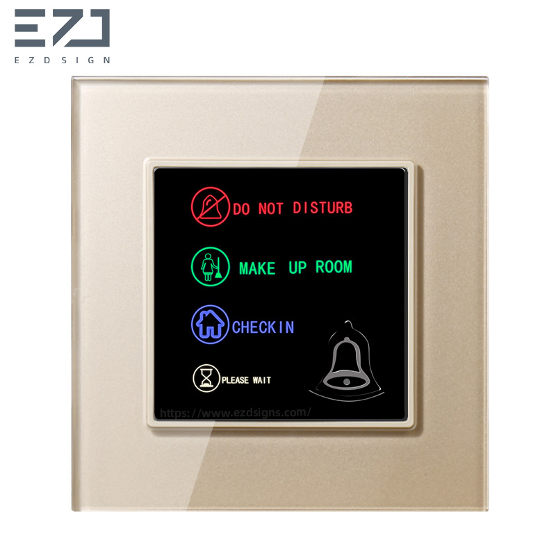 Custom RFID Access Modern Home Room Hotel Doorplate Intelligent Smart Control System