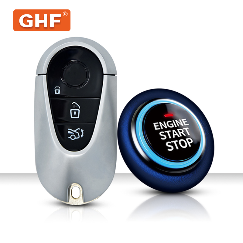 Turkish Market Push Start Car Remote Engine Start Stop Remote Keyless Entry System with Pke Central Alarm