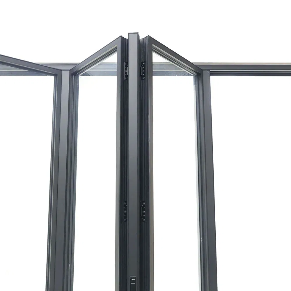 2025 New Model Aluminum Bi-Fold Door System Energy Efficient Exterior Folding Entry with German Components