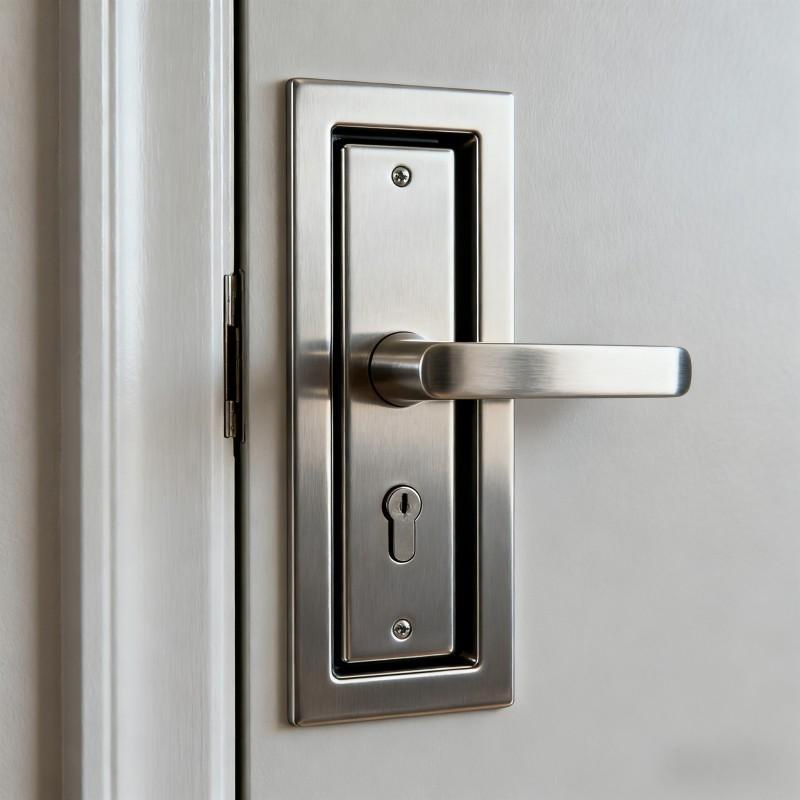 Weather-Resistant Stainless Steel Door for Exterior Use