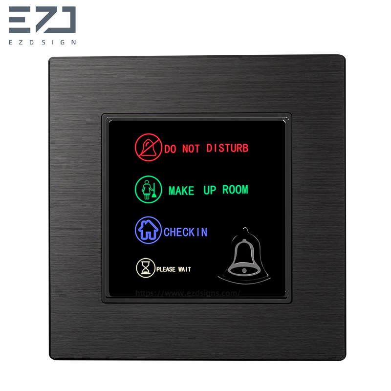Custom RFID Access Modern Home Room Hotel Doorplate Intelligent Smart Control System