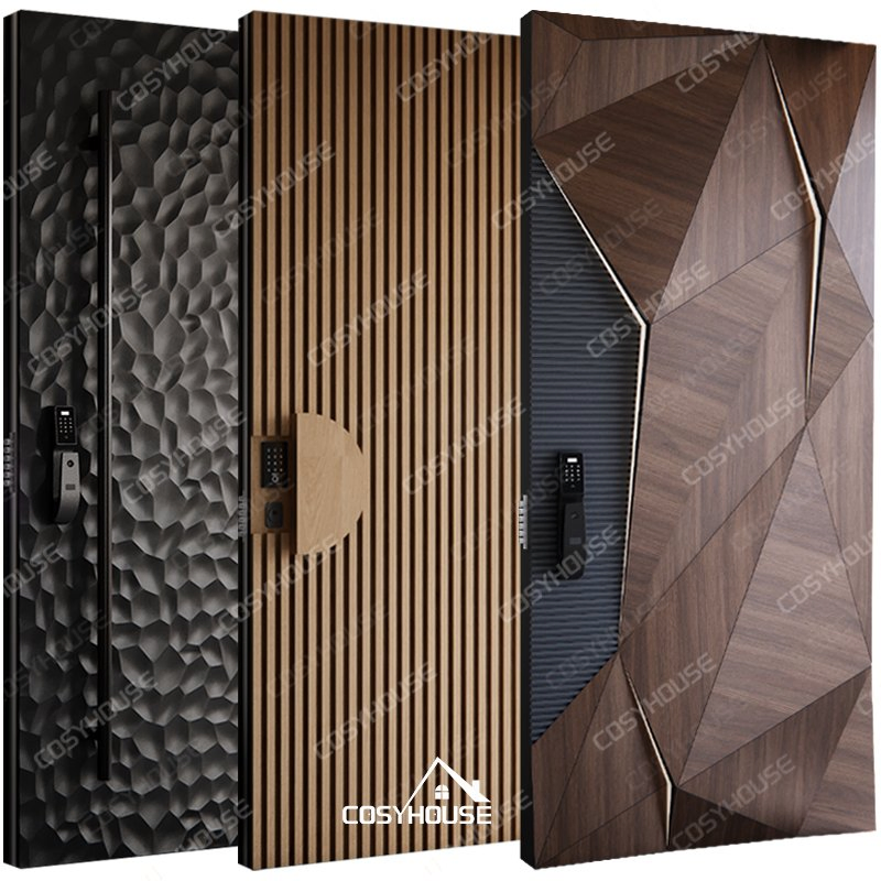 Exterior Security Doors for Houses – Solid Wood, Steel and Aluminum Pivot Entry Doors with Weather-Resistant Design