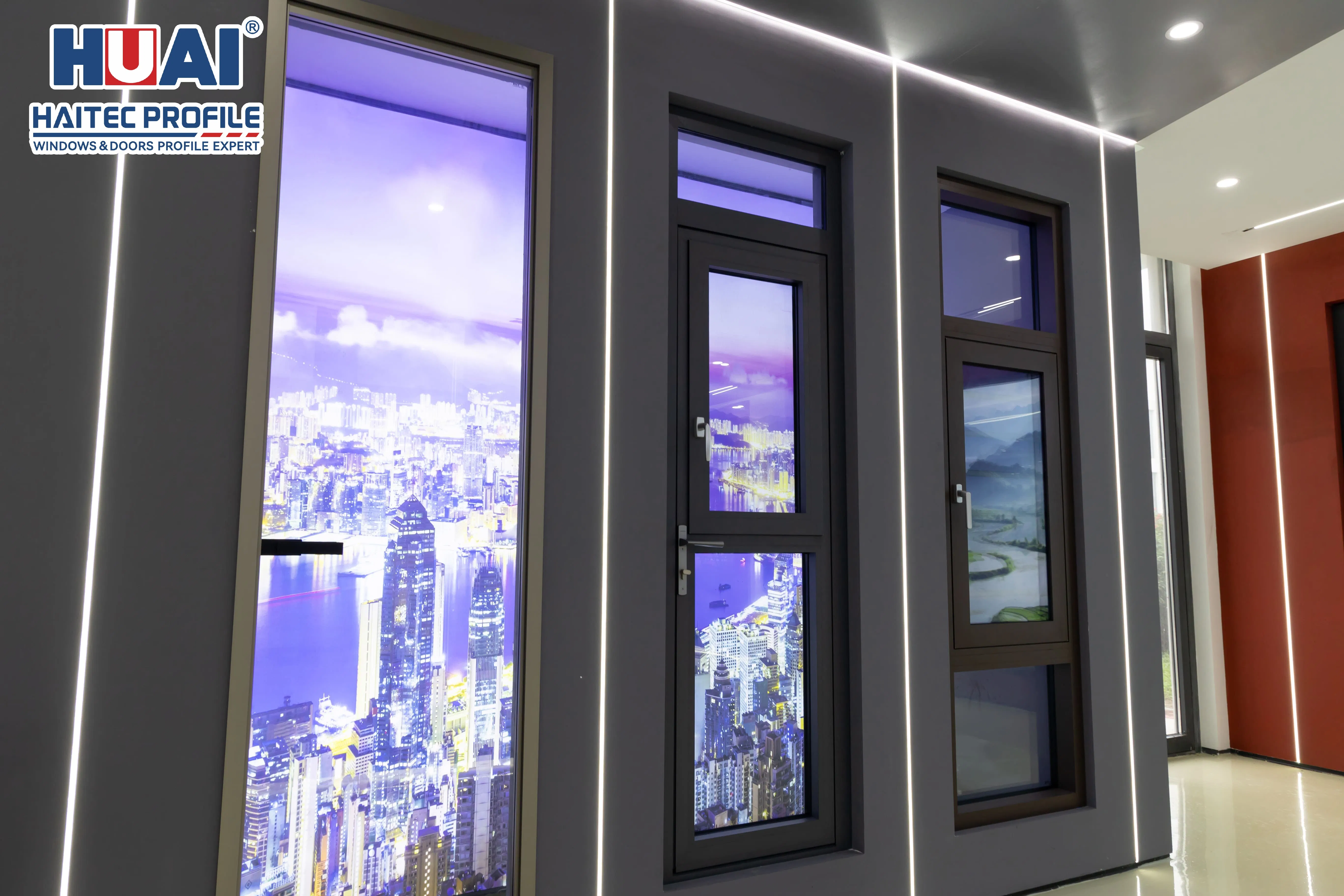 Energy Efficient Window System with Anodized Surface and Thermal Break