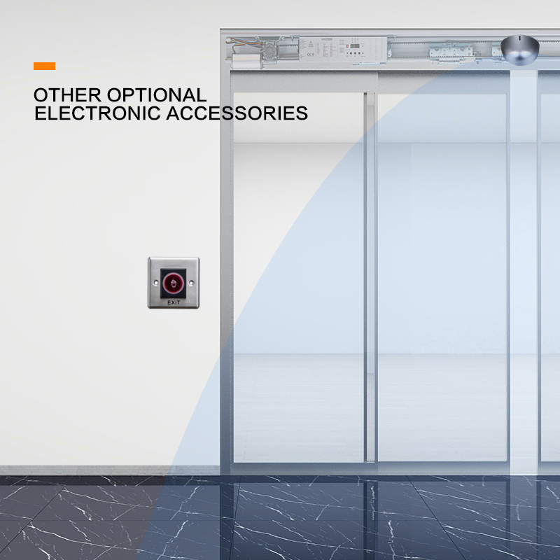 Automatic Door Sliding System for Large Width Entrance