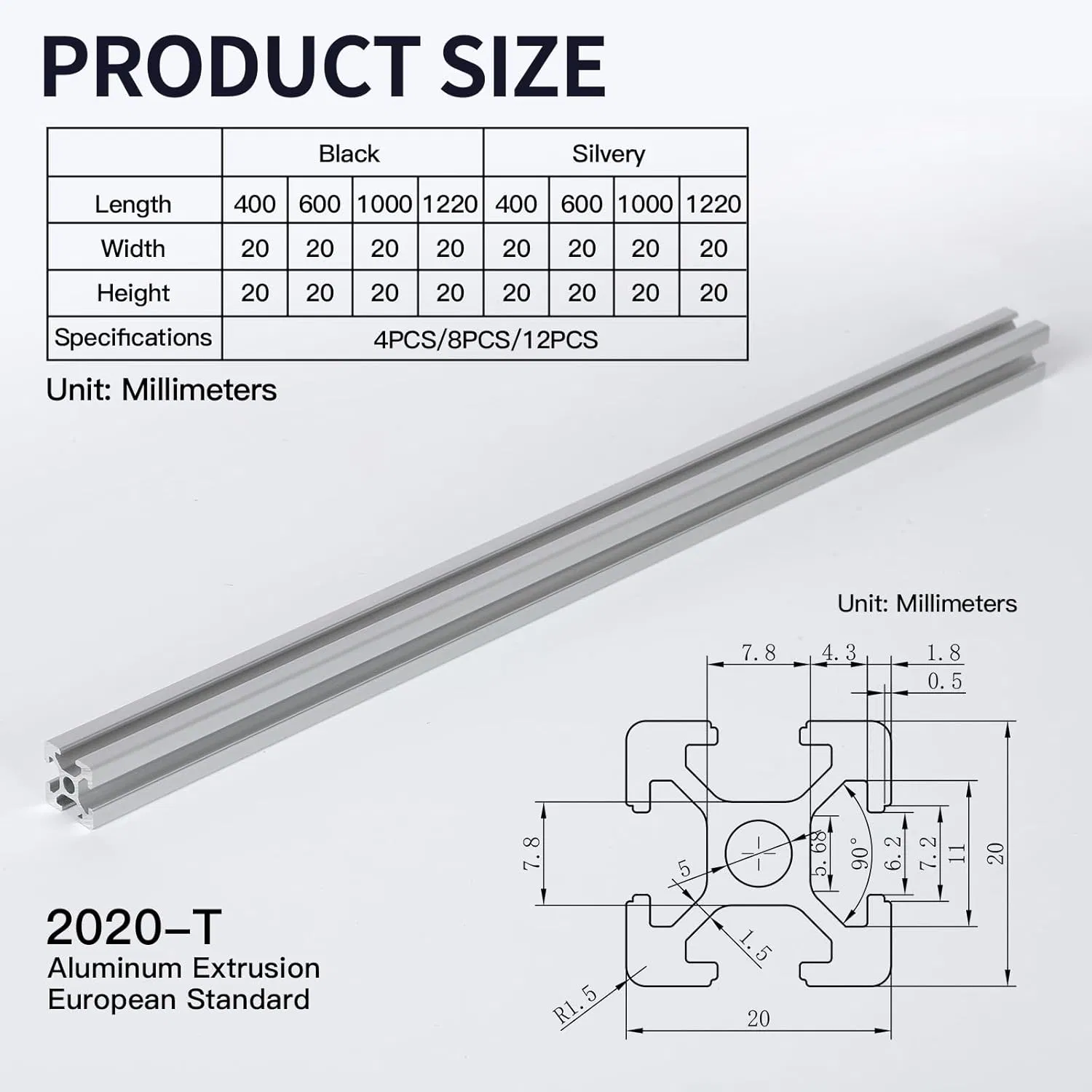 Machine Frame Automation 3D Printer Workbench Solar Mount LED Frame Conveyor Safety Guard Custom Fabrication Cutting 2020 Retail Display System