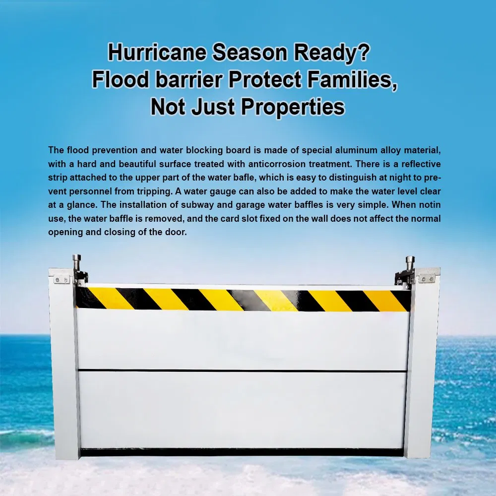 Flood Prevention Barrier Professional Aluminum Defense System for Commercial Basement and Loading Dock