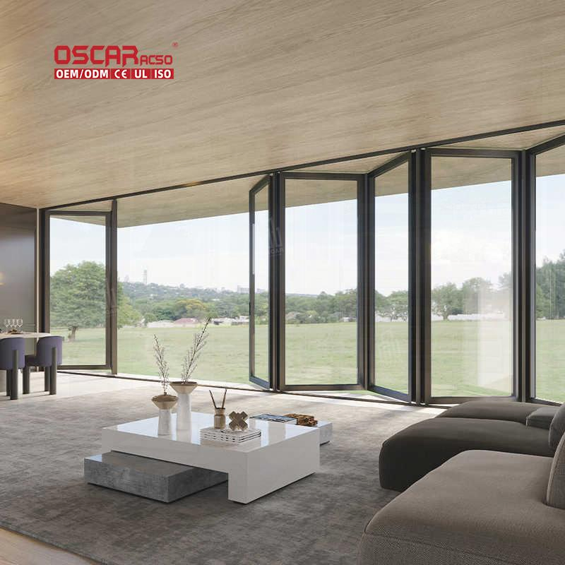 Installation Weather Resistant Interior Exterior Patio Balcony Garden Sungye Alternative Aluminum Bi Folding Door Folding Door