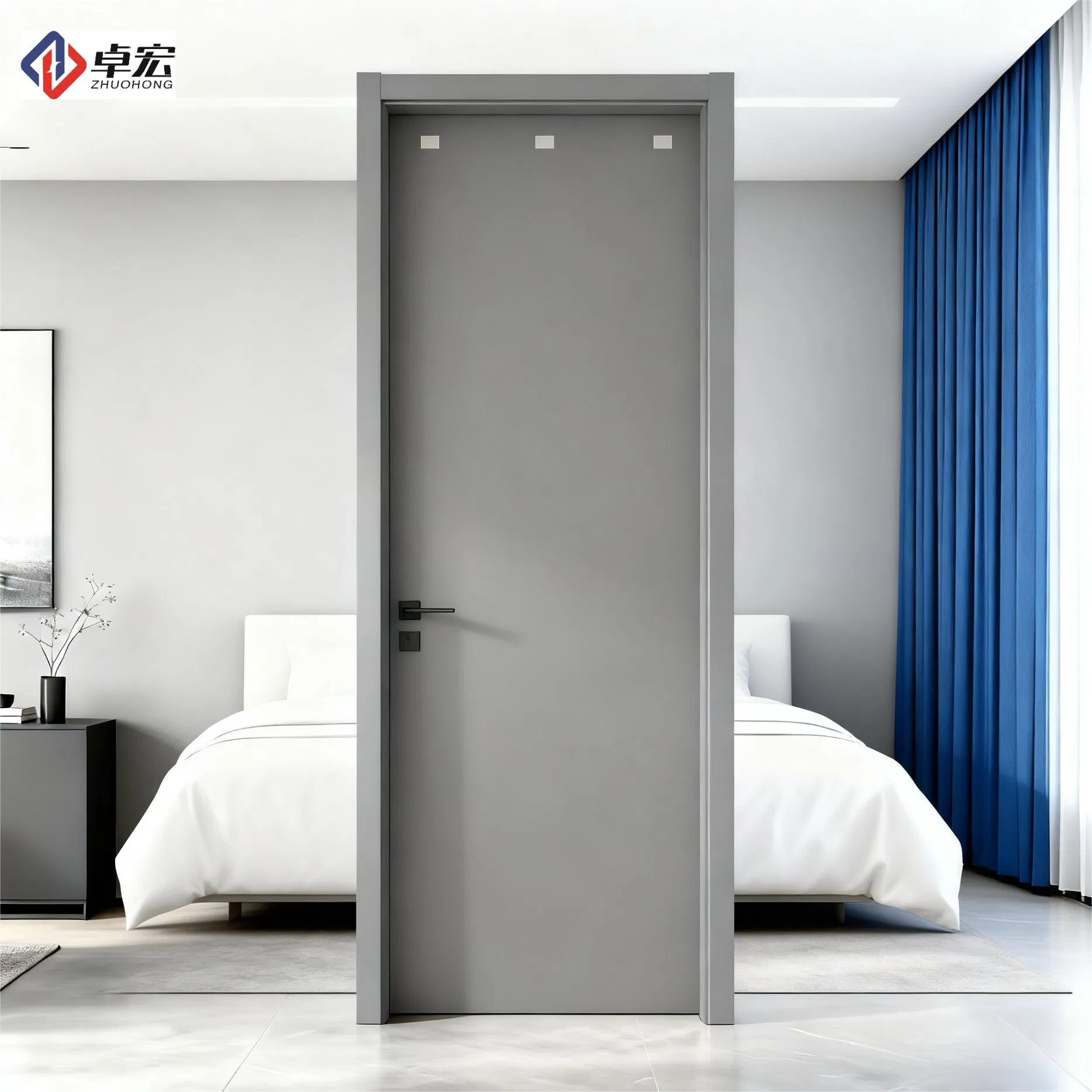 Modern Luxury Security Aluminum Alloy Door for Residential Main Entrance