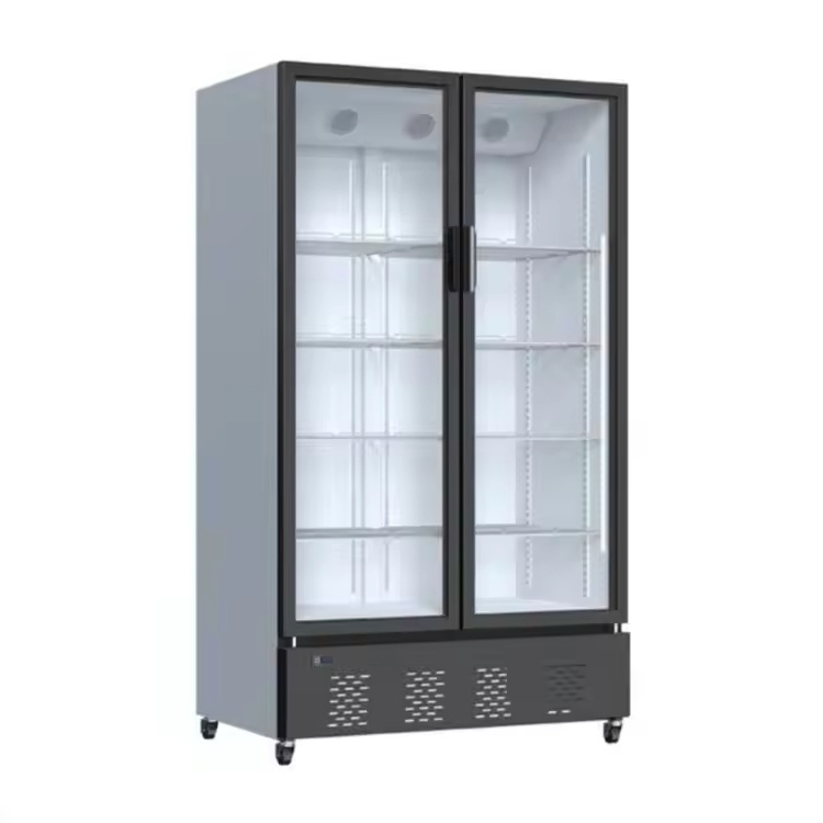 Commercial Beverage Display Refrigerator Air Cooling System for Retail