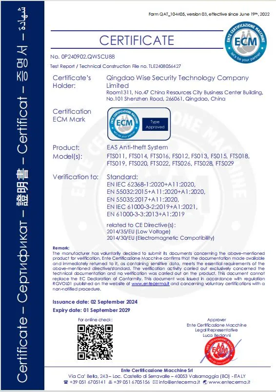 CE Certificate