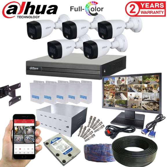 Dahua SMB Factory Security Solution with Video Surveillance, Alarm System, Perimeter Protection, Access Control, Fire Detection and a One-Stop Management System