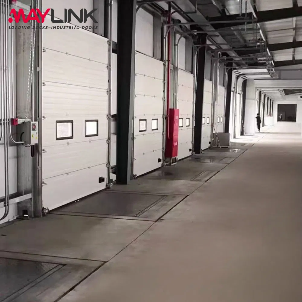 Maylink Weather Resistant Door for Industrial Exterior Building Access Sectional Door