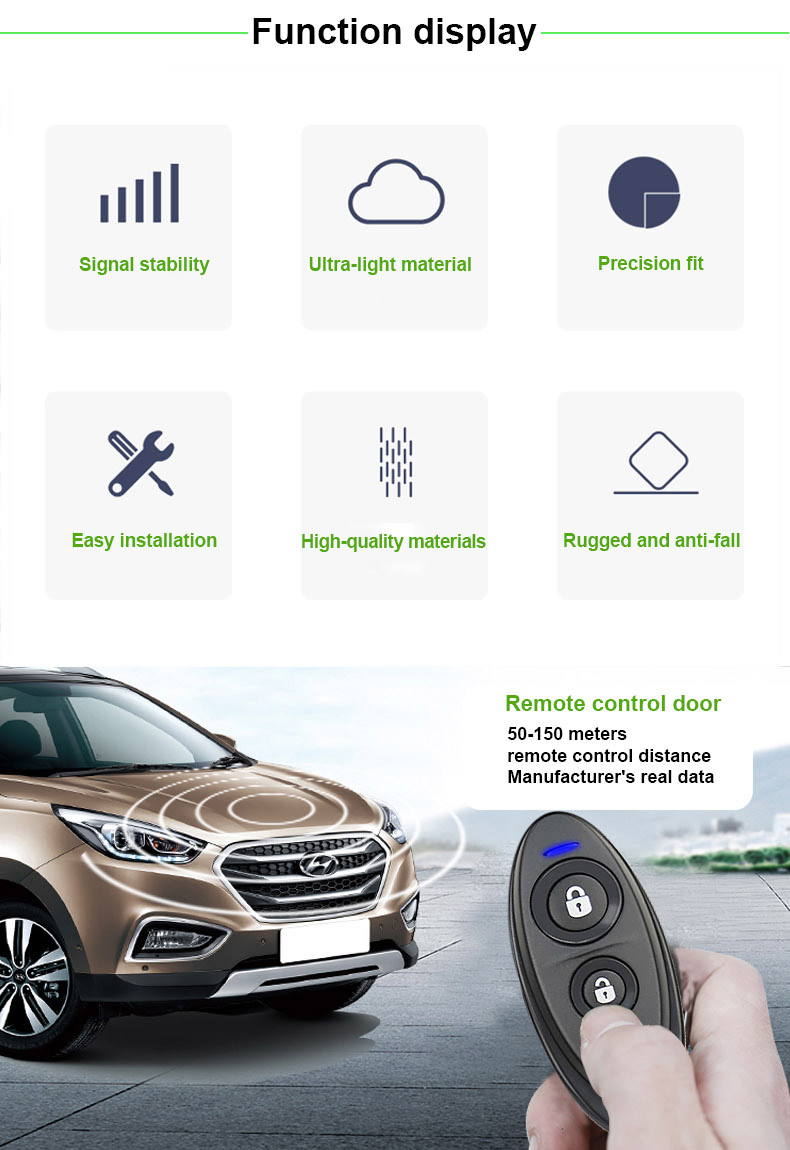 Advanced High-Security Car Door Lock System with Remote Alarm