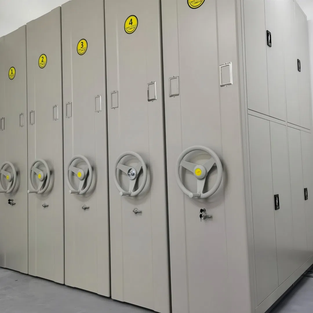 Smart Mobile Shelving System with Advanced Fingerprint Access