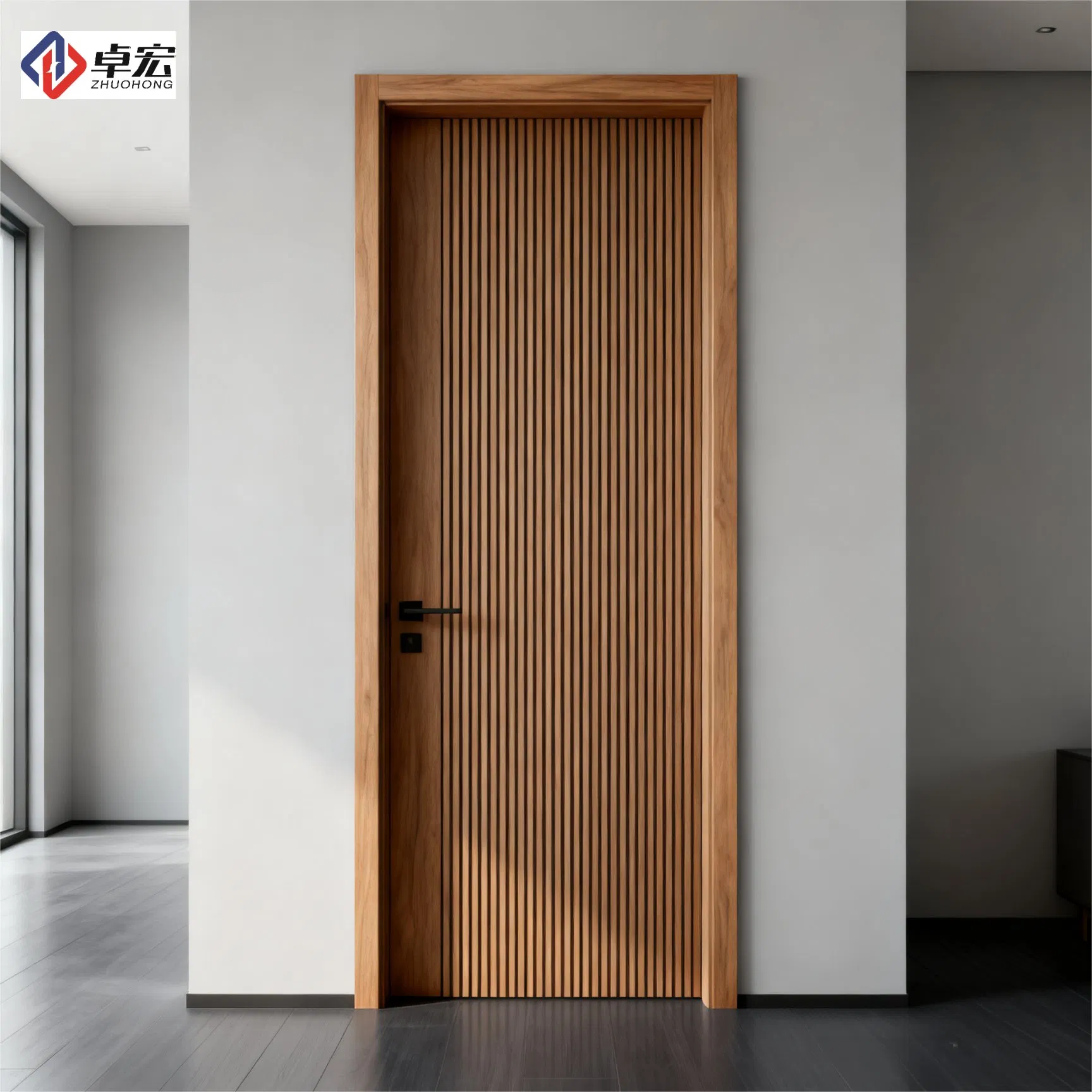 Modern Luxury Security Aluminum Alloy Door for Residential Main Entrance