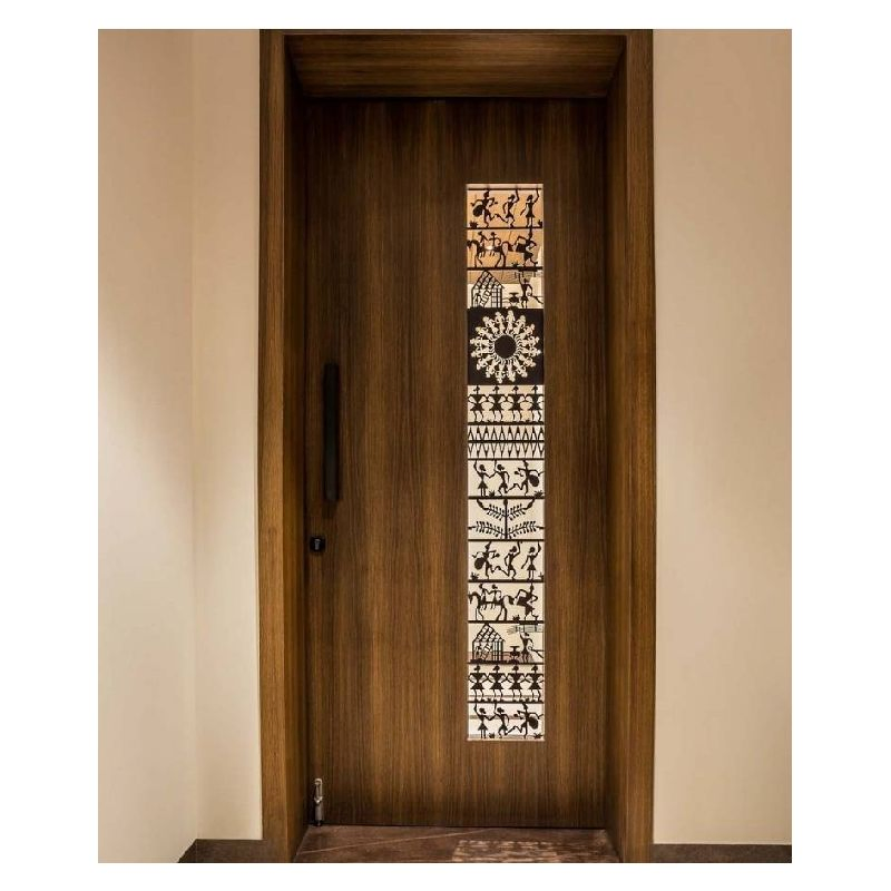 Ace Customized Personalized Wooden Door Elegant Modern Design Household and Commercial