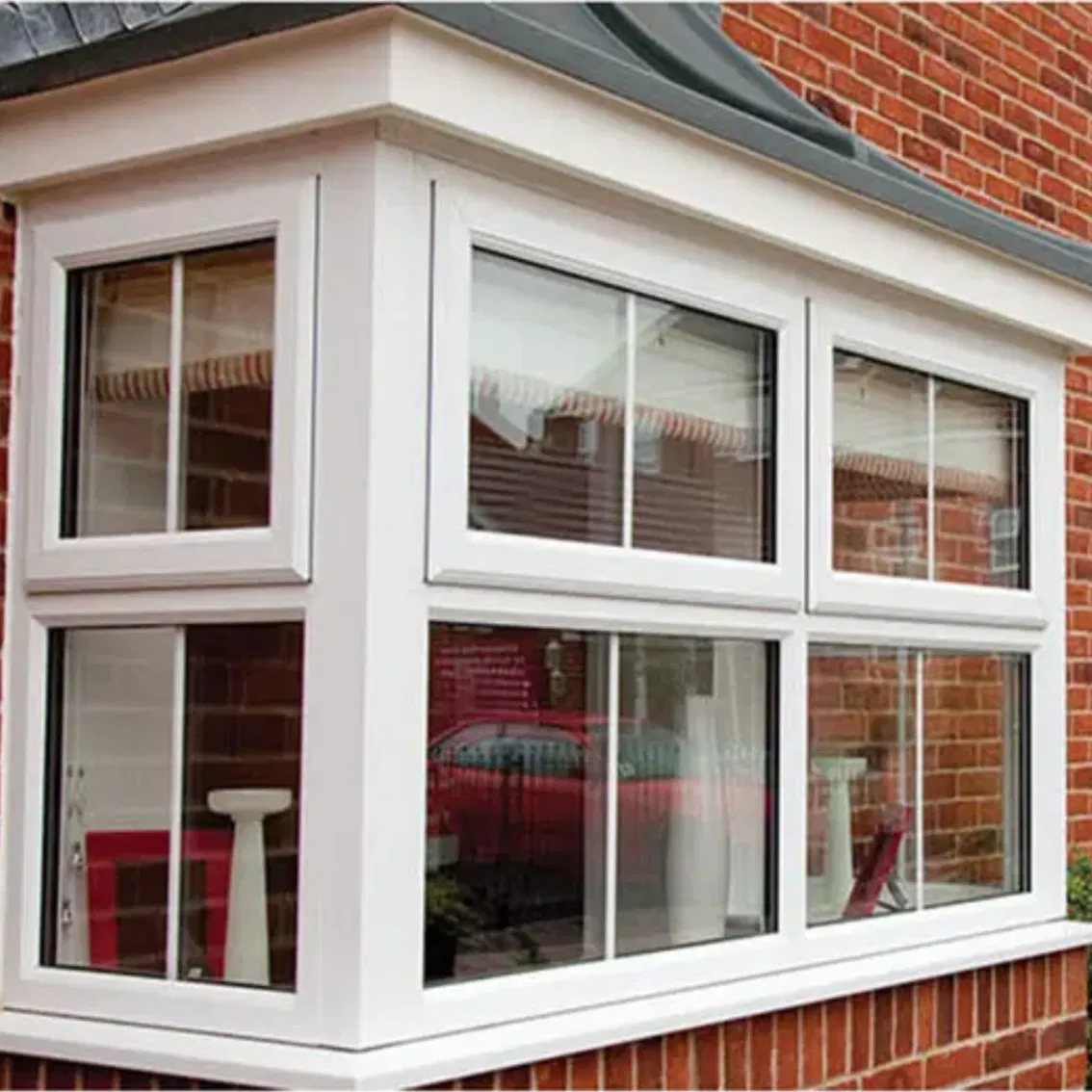 Modern Aluminum Alloy Pocket Folding Glass Door System Energy Efficient Fnished Surface Villa