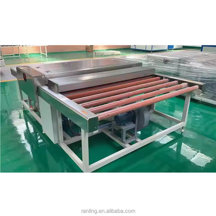 Heavy-Duty Horizontal Glass Washing System with Multi-Stage Purification for Industrial Glass Production Lines