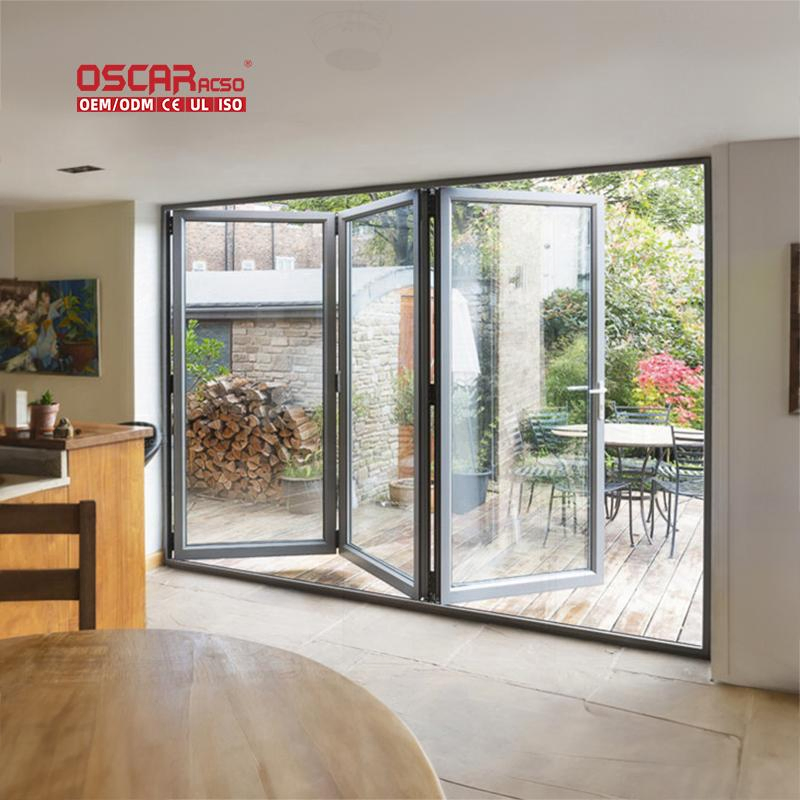 Installation Weather Resistant Interior Exterior Patio Balcony Garden Sungye Alternative Aluminum Bi Folding Door Folding Door
