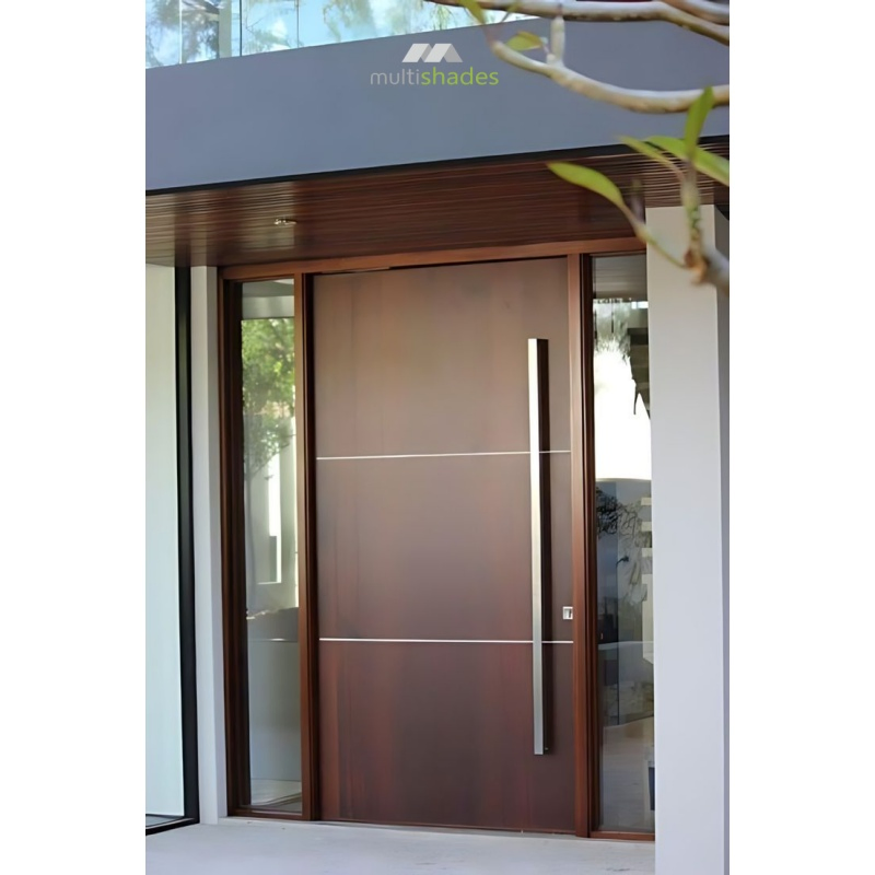 Security Door Premium Weather-Resistant Rolay Entry Door for All Climates Durable Aluminium Door Exterior with German Hardware