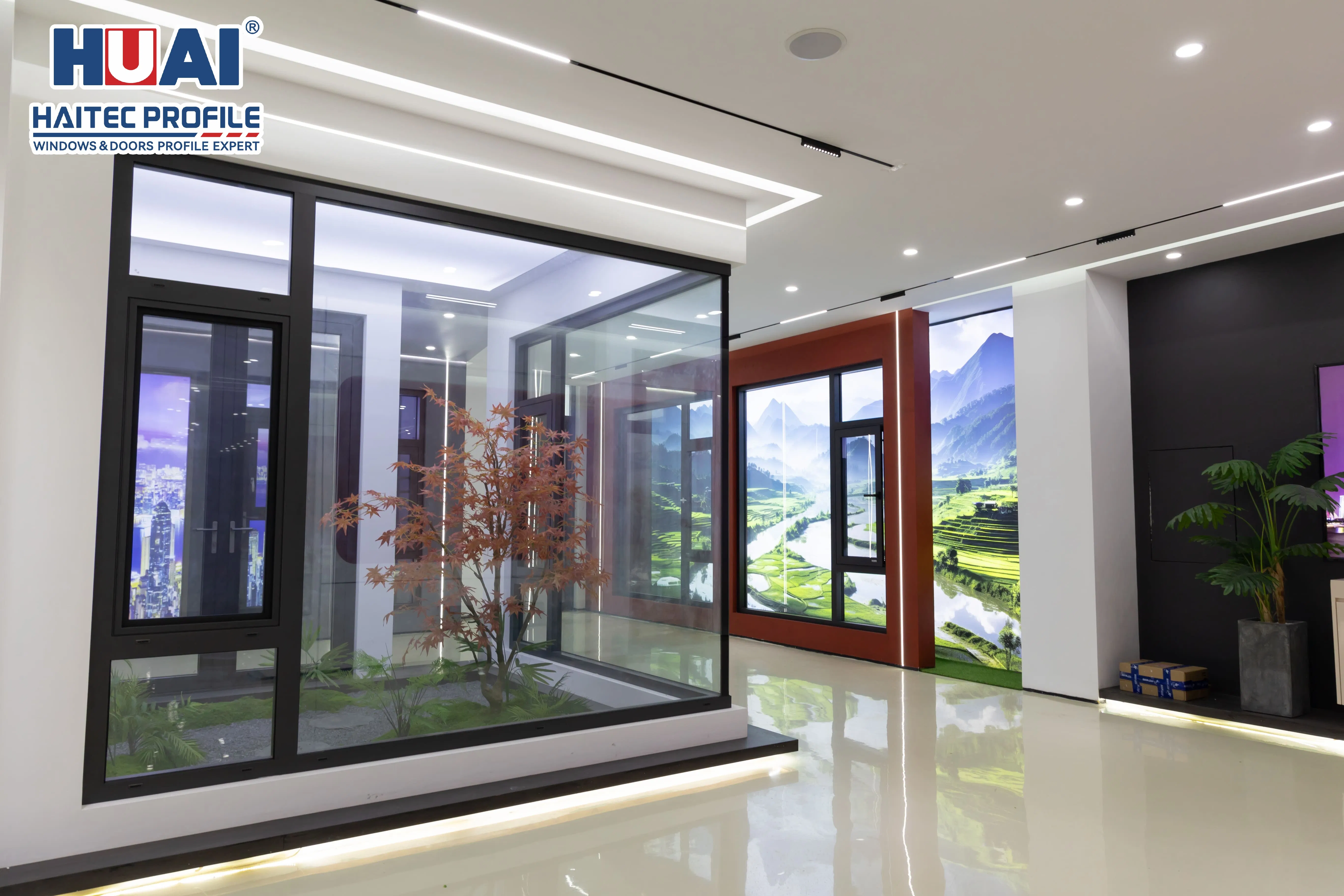 Energy Efficient Window System with Anodized Surface and Thermal Break