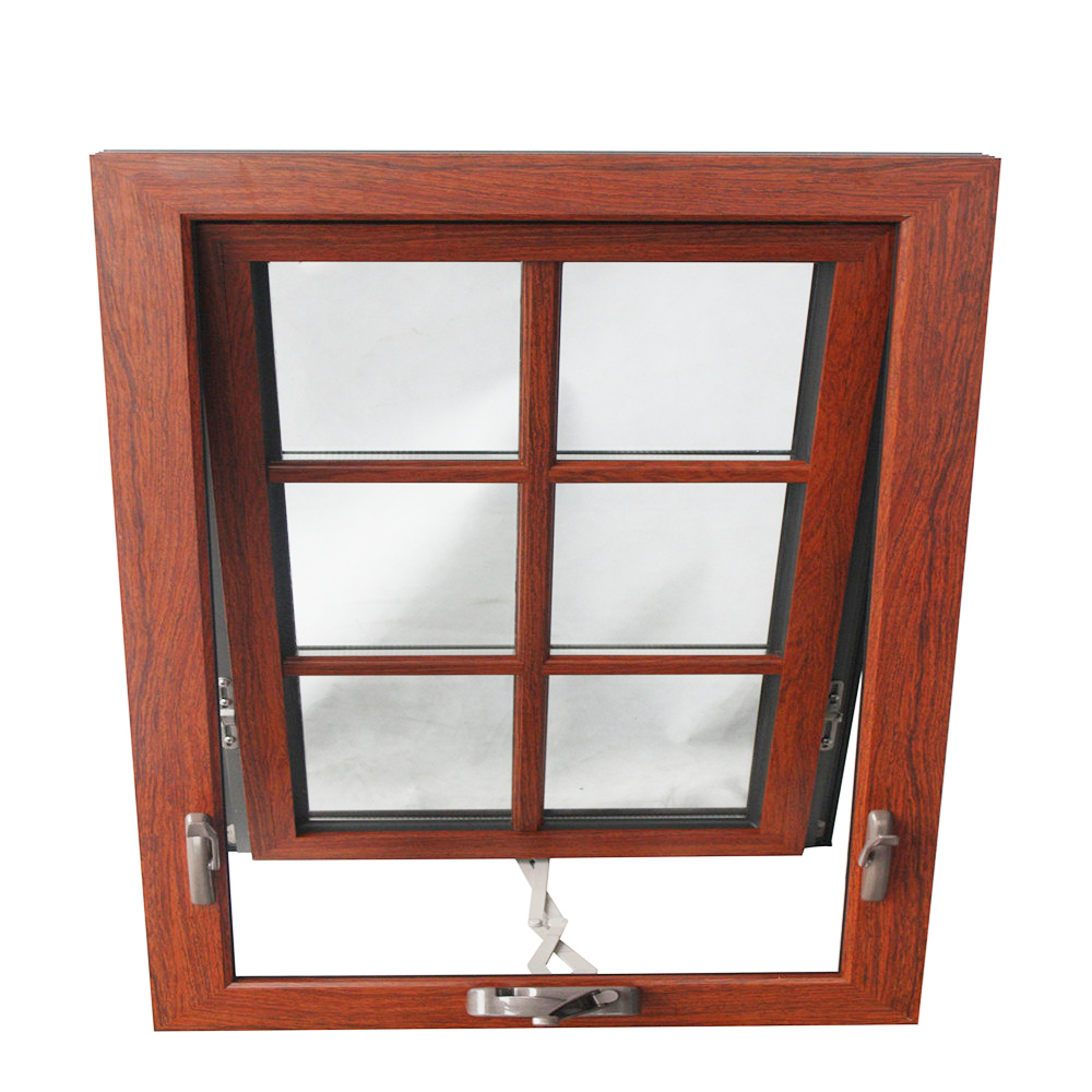 Miami Certified Hurricane Proof Awning Window Double Glazed Aluminum Alloy Energy Star for High Commercial Residential Building