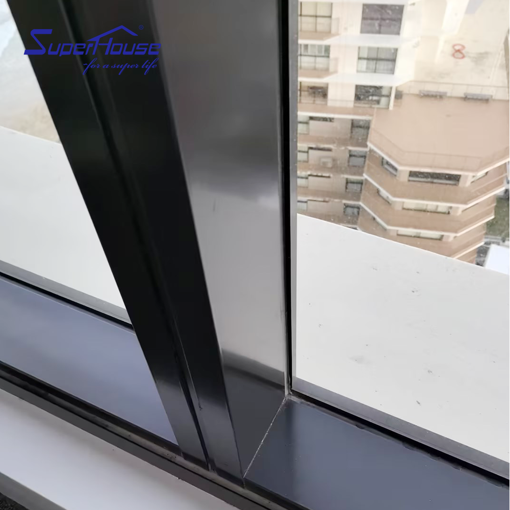 Mainly Export to Australia Modern Aluminium Double Toughened Glass Sliding Doors
