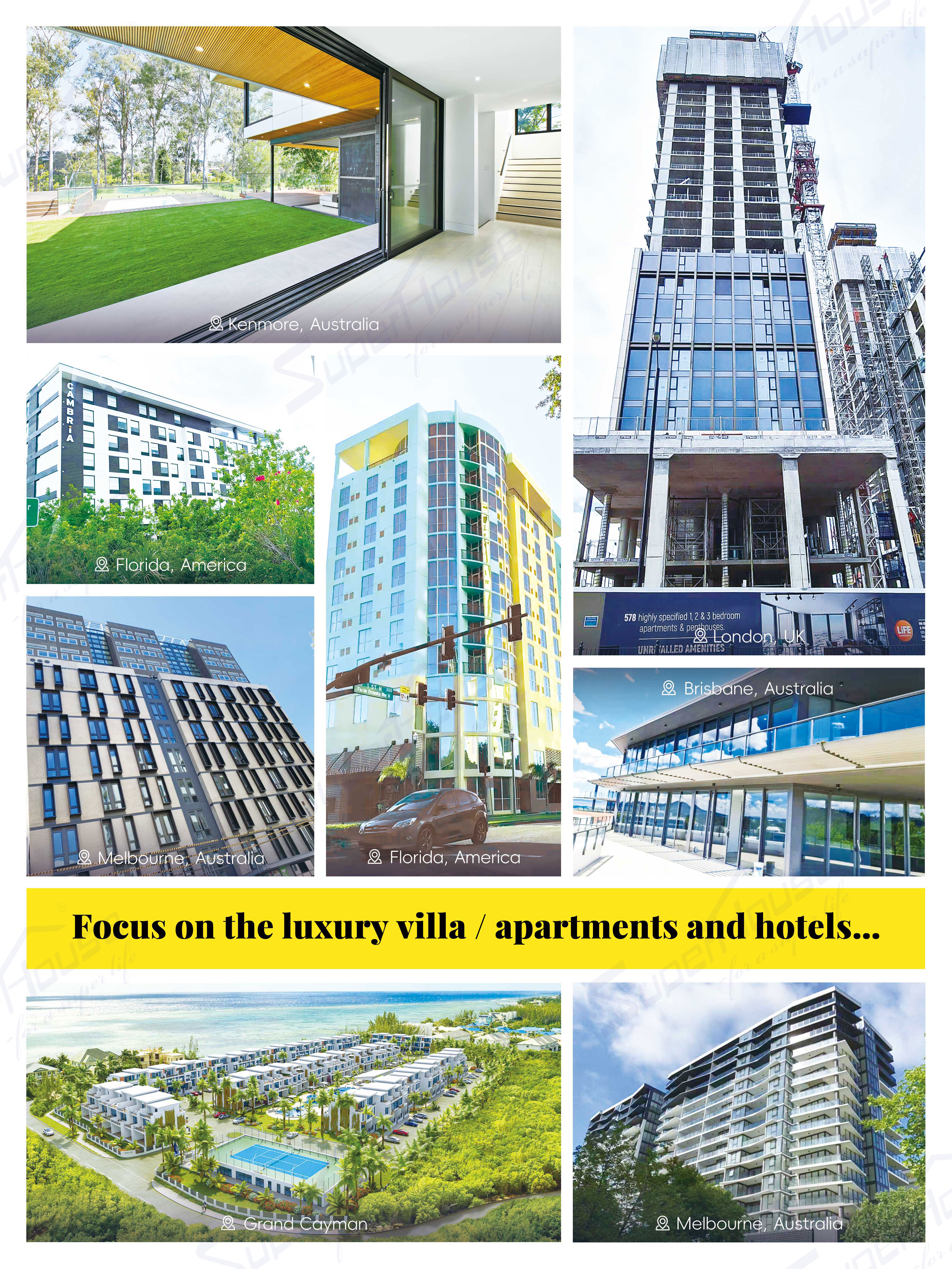 High Performance Hurricane Impact Resistant for Luxury Villas Commercial Office Buildings Aluminum Tilt Turn Window