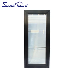 Energy Efficient Double Glass Glaze Window With NFRC Aluminum Tilt and Turn Window