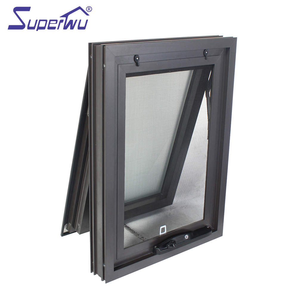 New Arrival Thermal Break AS2047 Window Australia Standard Aluminium Chain Winder Awning Window for Hotel