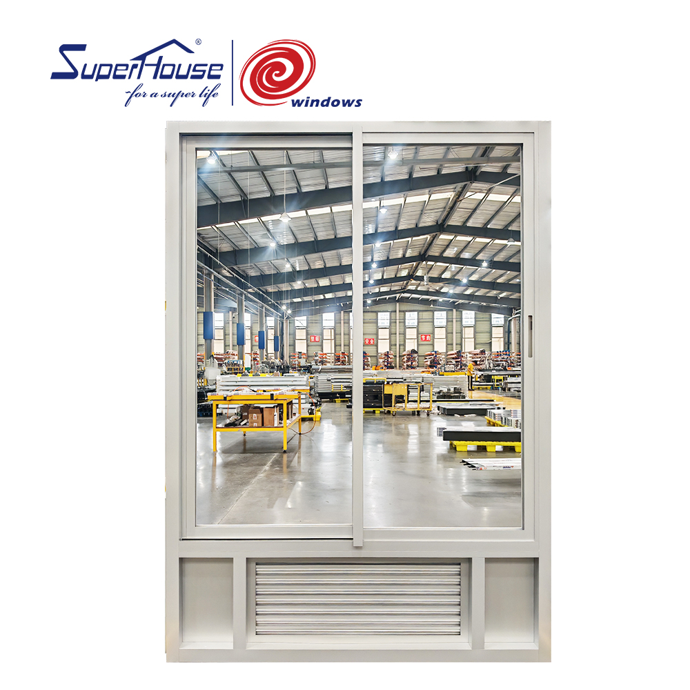 Florida NOA DBPR Modern Design Fixed Window PTAC Factory Price Impact Sliding  Windows for Hotel Apartment Commercial Project