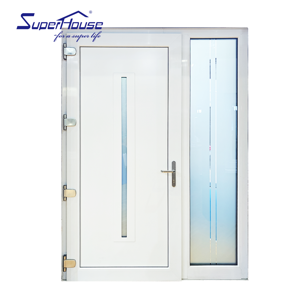 High Security Door with NFRC NOA FPA AS2047 Vinyl Double Glass Custom Arched Aluminum Entry Door Meet Miami Standard