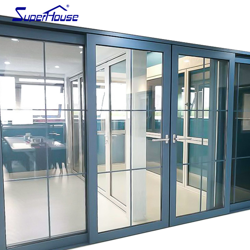 USA Standard Big Size Huge Door Slide System Sliding Glass Door for Business
