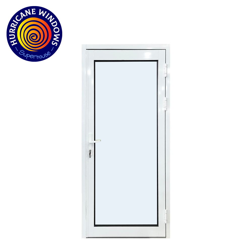 New Design Hurricane Impact Series Aluminum Front Entry Door Cheap Price Exterior Security Entrance Door for House Villa