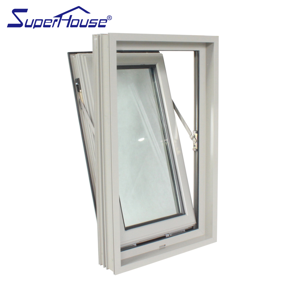 Modern Energy Efficient  High Security Customizable Aluminum Tilt Turn Windows for North American Hot Sale for Home