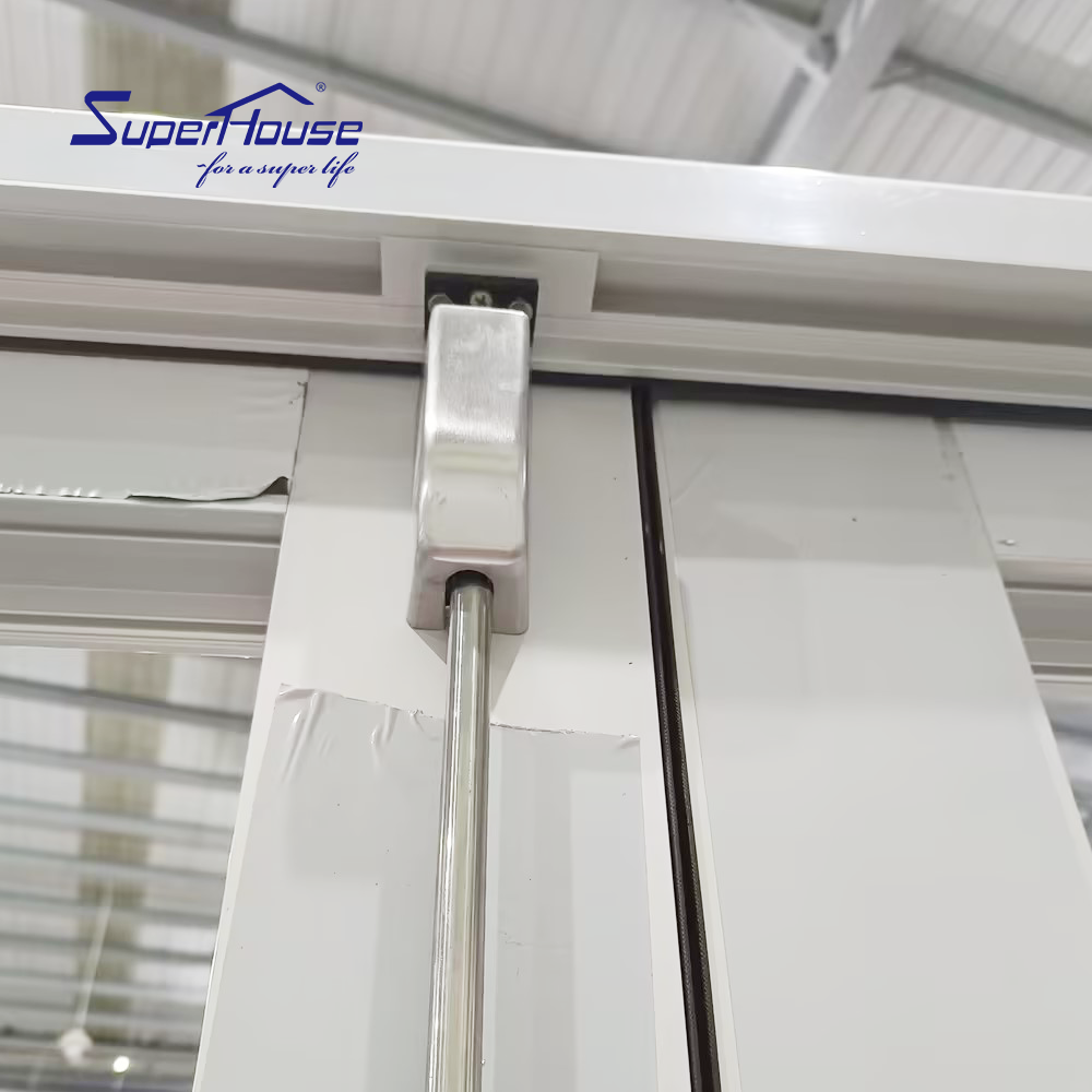 Impact NOA NFRC AS2047 Maimi Dade Approval Commercial Aluminium Door Panic Door Aluminum Escape Door with Electric Motor