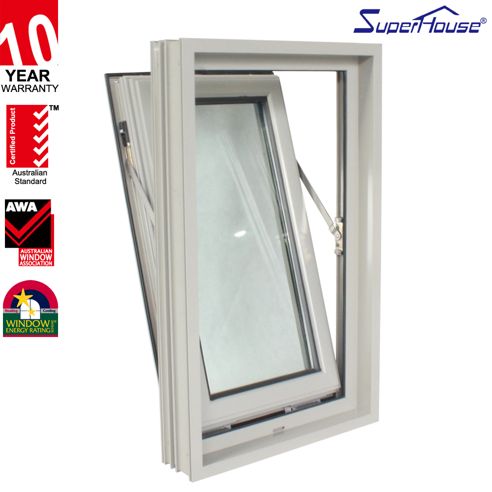 Modern Energy Efficient  High Security Customizable Aluminum Tilt Turn Windows for North American Hot Sale for Home