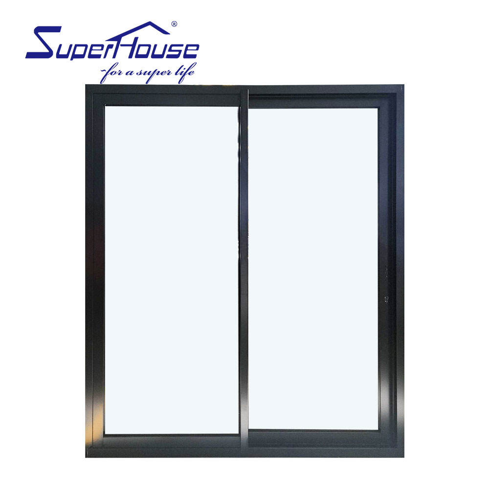 Superhouse Hurricane Proof Impact Laminated Glass Balcony Aluminum Heavy Duty Sliding Doors AS2047 NFRC Certification Insulation