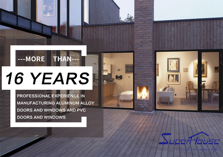 Built in Louver Aluminium Lift Sliding Doors
